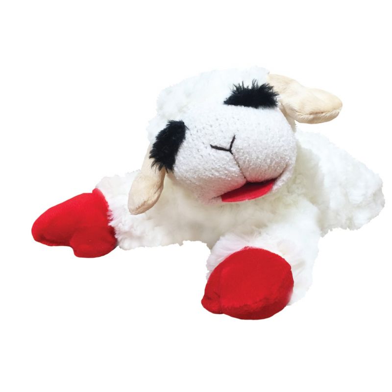 Multipet Lamb Chop Dog Toy White