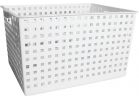 InterDesign Modulon X8 Storage Basket White