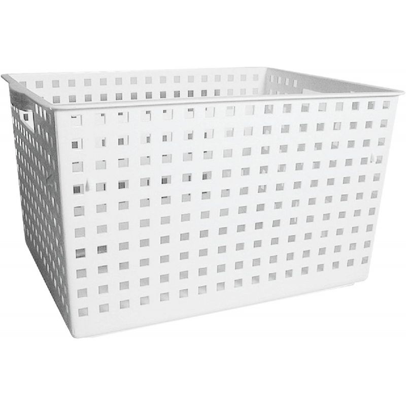 InterDesign Modulon X8 Storage Basket White