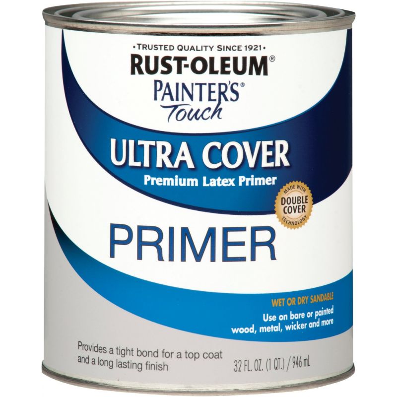 Rust-Oleum Painter&#039;s Touch Ultra Cover Latex Interior/Exterior Primer 1 Qt., Gray