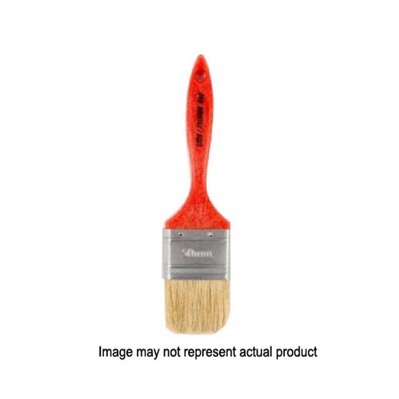 NOUR R 010-15W Wall Paint Brush, 0.6 in W, 1-3/4 in L Bristle Red/White