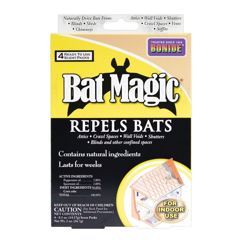 Bonide Bat Magic 876 Bat Repellent Gray