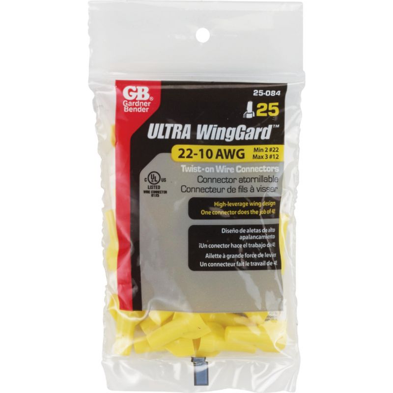 Gardner Bender WingGard Wire Connector Small, Yellow