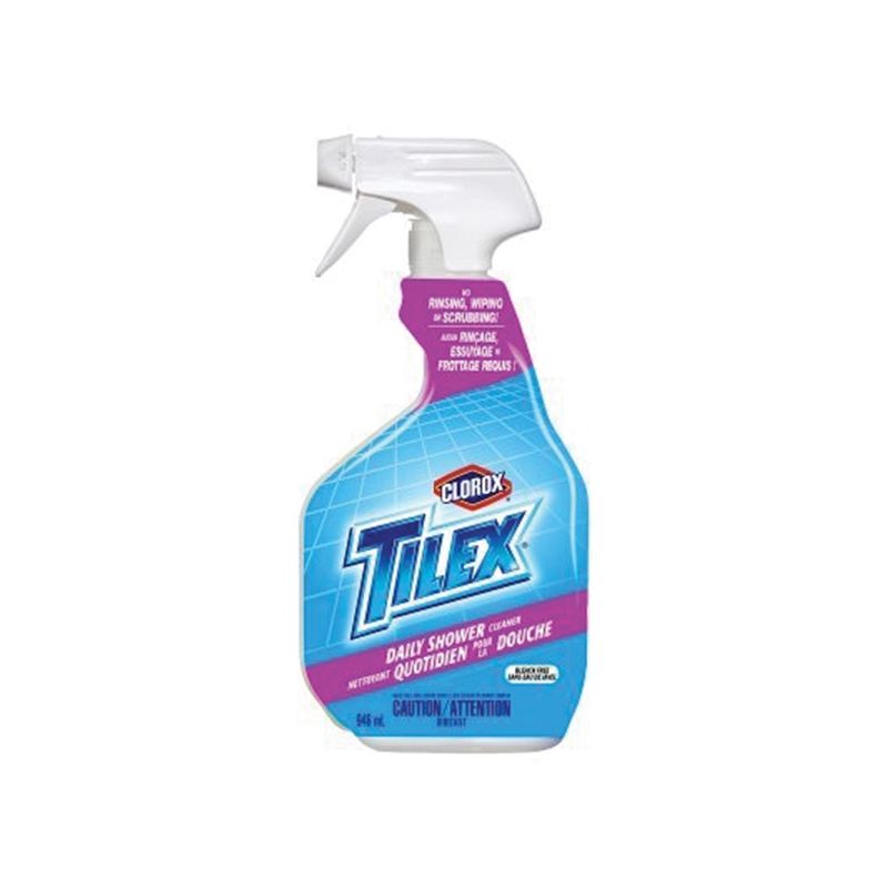 Tilex 12440PAK3 Shower Cleaner, 946 mL, Liquid, Citrus, Floral, Fruity, Clear/Yellow Clear/Yellow