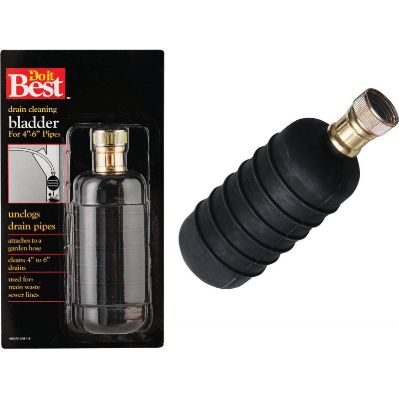 Do it Best Water-Pressure Drain Opener Cleaning Bladder 4&quot; To 6&quot;