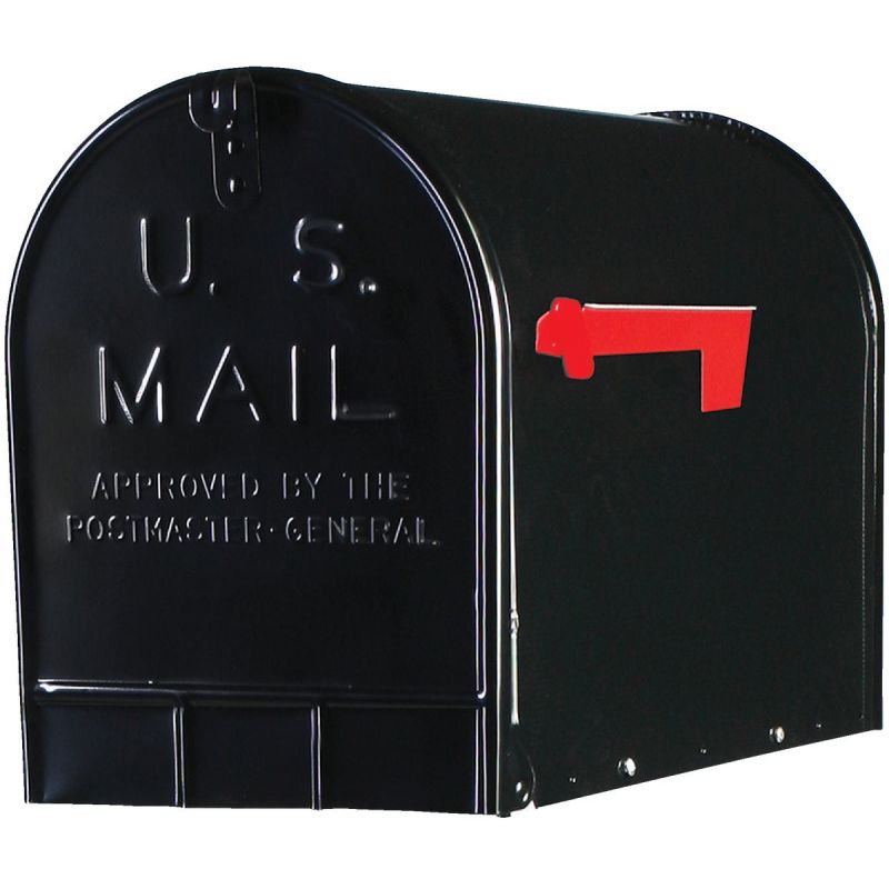 Gibraltar Stanley T3 Post Mount Mailbox Extra Large, Black