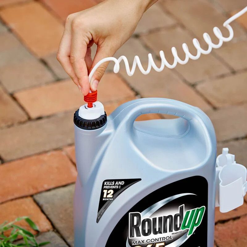 Roundup Max Control 365 5725204 Weed and Grass Killer, Liquid, Colorless, 1.33 gal Colorless