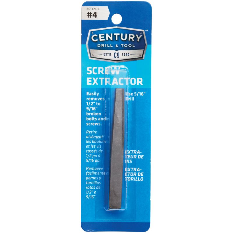 Century Drill &amp; Tool Straight Flute Screw Extractor #4