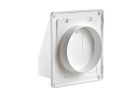 Lambro 351GR/351G Wall Cap, Plastic, Gray, For: Round Ducts Gray