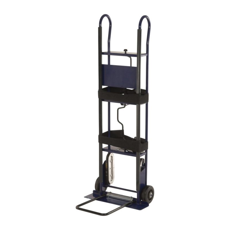 ProSource Hand Truck, 700 lb Weight Capacity, 5-1/2 in D x 22 in W Toe Plate, Blue Blue
