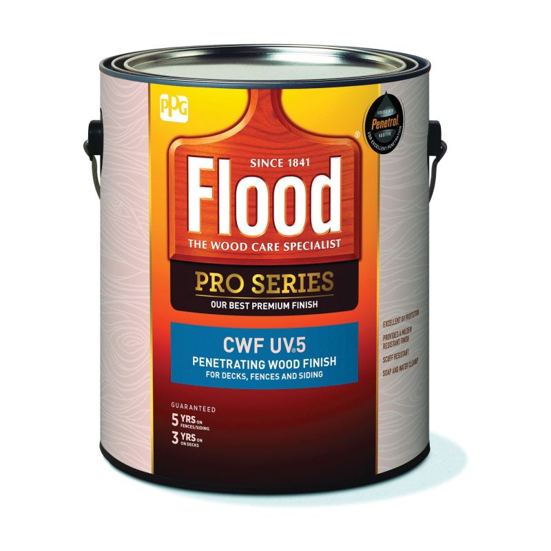 Flood FLD565-01 Wood Finish, Natural, Liquid, 1 gal Natural