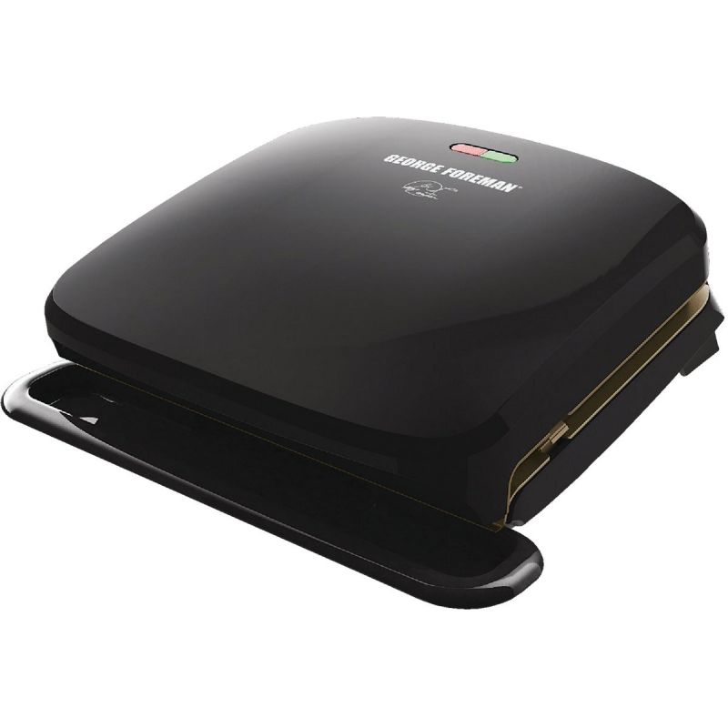 George Foreman Removable Grid 4-Serving Electric Grill Black