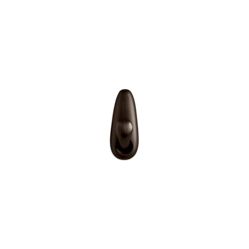 Command Forever Classic Series FC12-ORB Decorative Hook, 11/16 in Opening, 3 lb, 1-Hook, Metal, Oil-Rubbed Bronze
