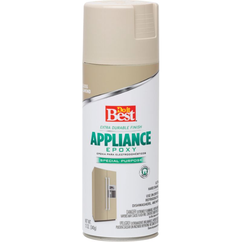 Do it Best Epoxy Enamel Appliance Spray Paint Almond, 12 Oz.