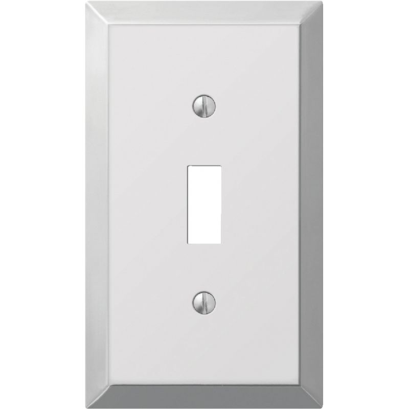 Amerelle Stamped Steel Switch Wall Plate Polished Chrome