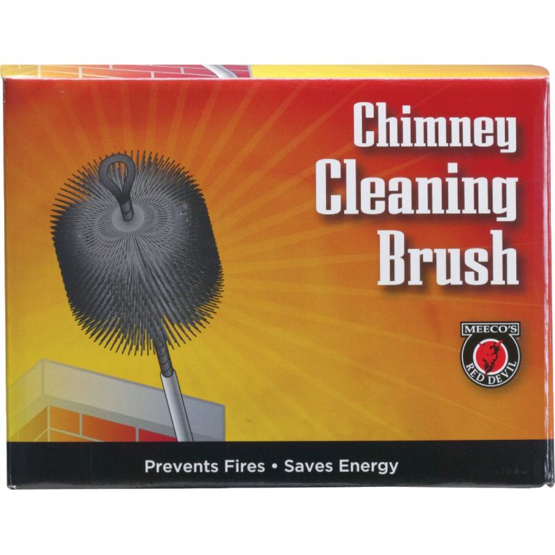 Meeco&#039;s Red Devil Wire Chimney Brush 8 In.