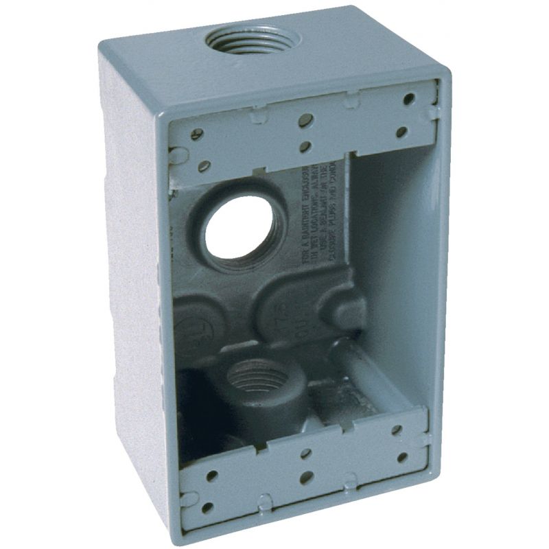 Bell Weatherproof Electrical Box Gray