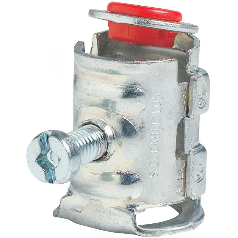 Steel City Locking Armored Cable Connector 3/8 In.