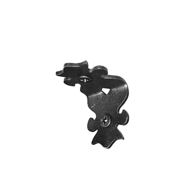 Nuvo Iron RC2 Rafter Clip, 2 in L, 1-1/2 in W, Steel, Powder-Coated, 12/PK Black