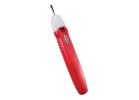 Gardner Bender GCV-3206 Probe and Continuity Tester with Screwdriver Tip, 12 to 250 VAC/VDC, LED Display, Functions: Voltage, Red Red