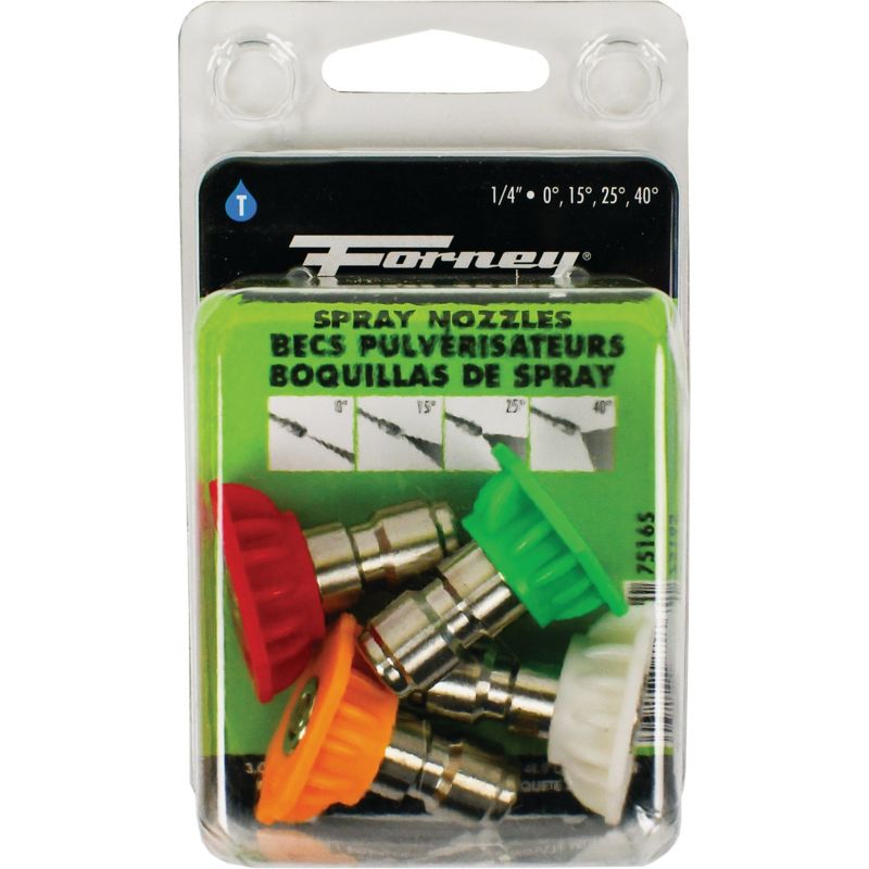 Forney Pressure Washer 4-Pack Spray Tip Assorted