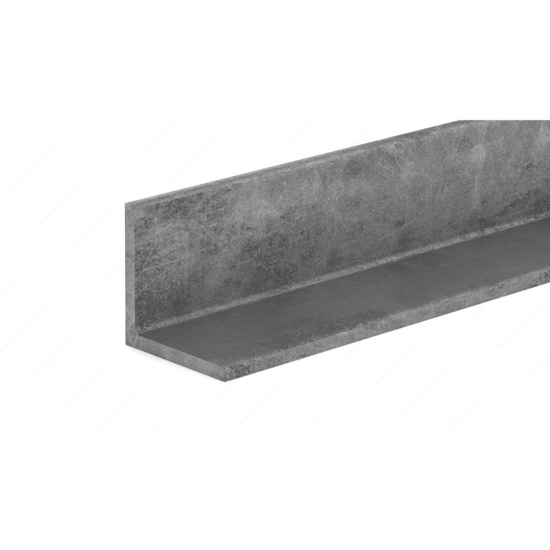 Reliable Mekano Series AP11248 Angle Stock, 48 in L, 1/8 in Thick, Steel
