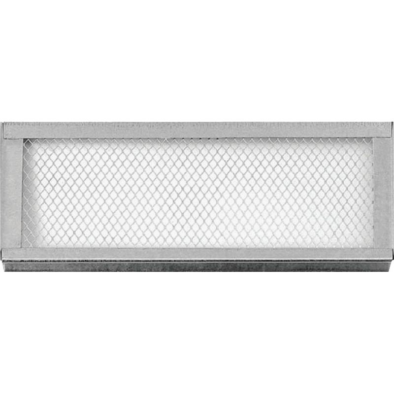 Bay City Metal Foundation Vent 6 In X 14-1/8 In, Gray