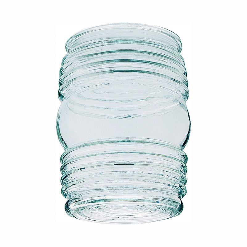 Westinghouse 8561700 Light Shade, 3-5/8 in Dia, Jelly Jar, Glass, Clear Clear (Pack of 6)
