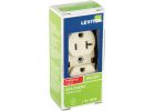 Leviton Heavy-Duty Duplex Outlet Ivory, 20