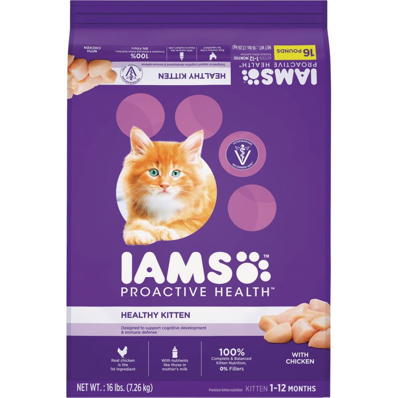 Iams Proactive Health Dry Kitten Food 16 Lb.