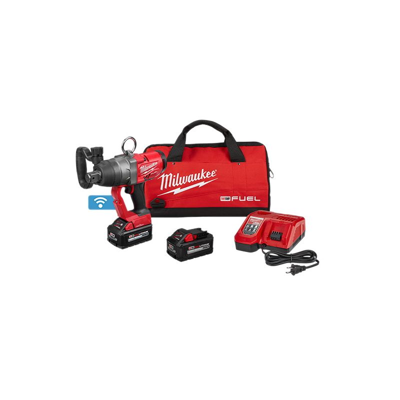 Milwaukee 2867-22 Impact Wrench, Battery Included, 18 V, 1 in Drive, 0 to 2450 ipm, 1800 rpm Speed