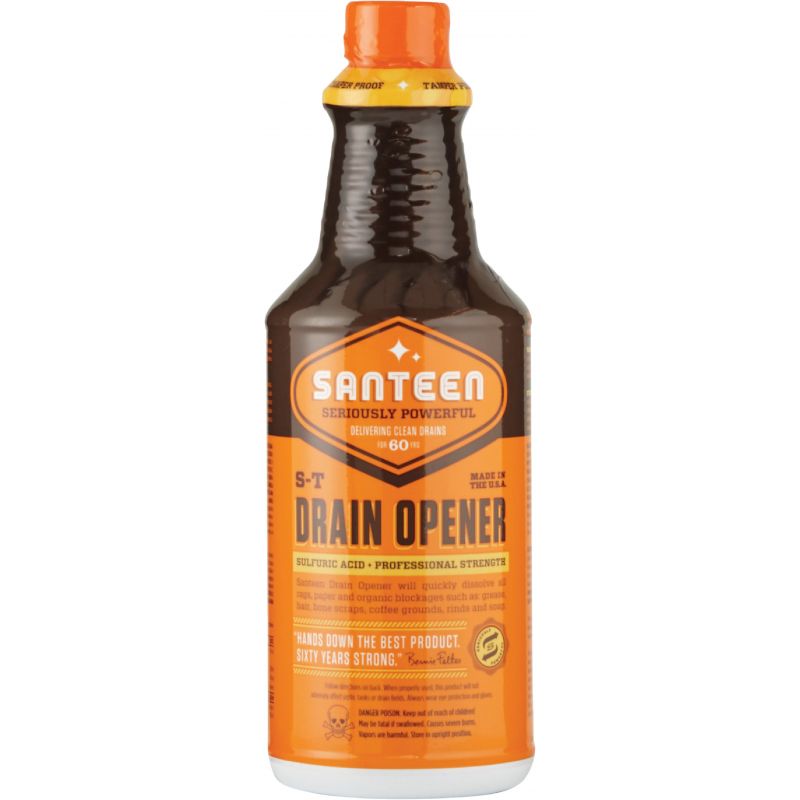 Santeen S-T Liquid Drain Opener 32 Oz. (Pack of 6)