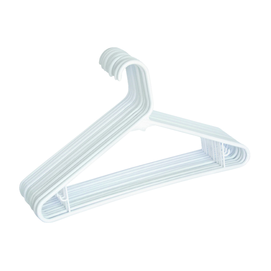 Merrick C9060A-A12 Tubular Hanger Plastic Hunter/Navy Blue/White: Clothes  Hangers Plastic & Coated (018643906016-1)
