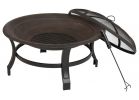 Outdoor Expressions 30 In. Round Fire Pit Antique Bronze
