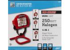 Designers Edge Power Light 250W Halogen 4-In-1Combo Portable Work Light Red