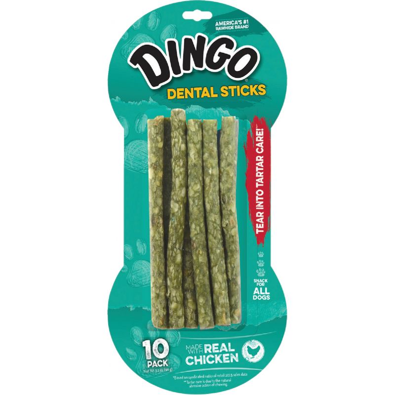 Dingo Munchy Stix Rawhide Dental Chew 3.1 Oz.