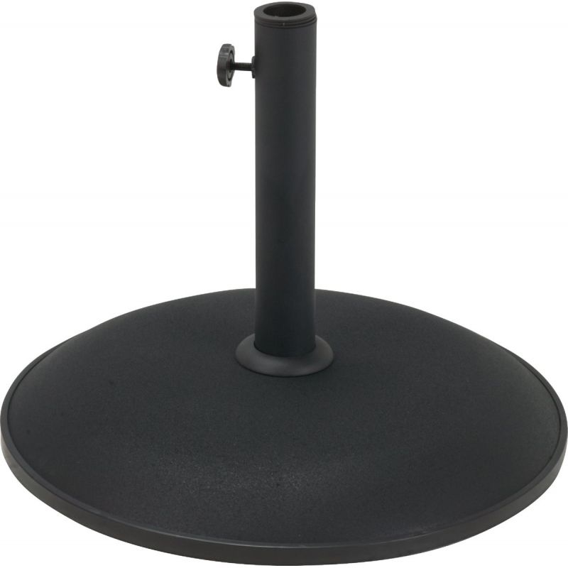 Outdoor Expressions 17 In. Round Umbrella Base Black