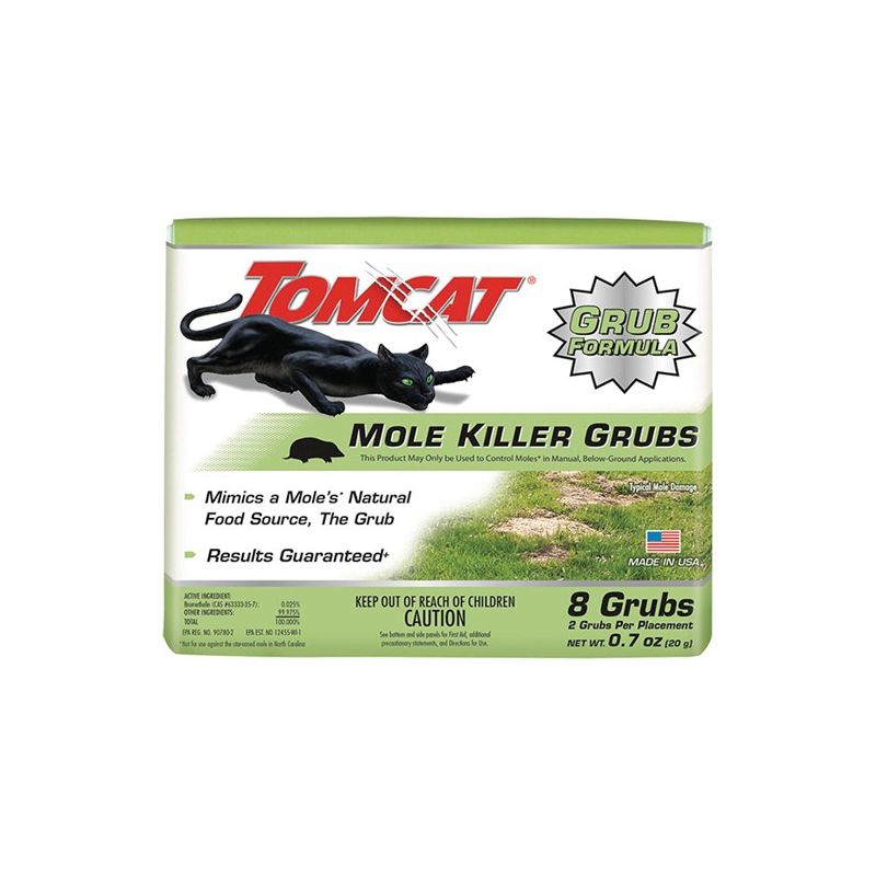 Tomcat 0372410 Mole Killer, Solid, 4 Box Amber