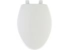 Mayfair Slow Close Plastic Toilet Seat White, Elongated