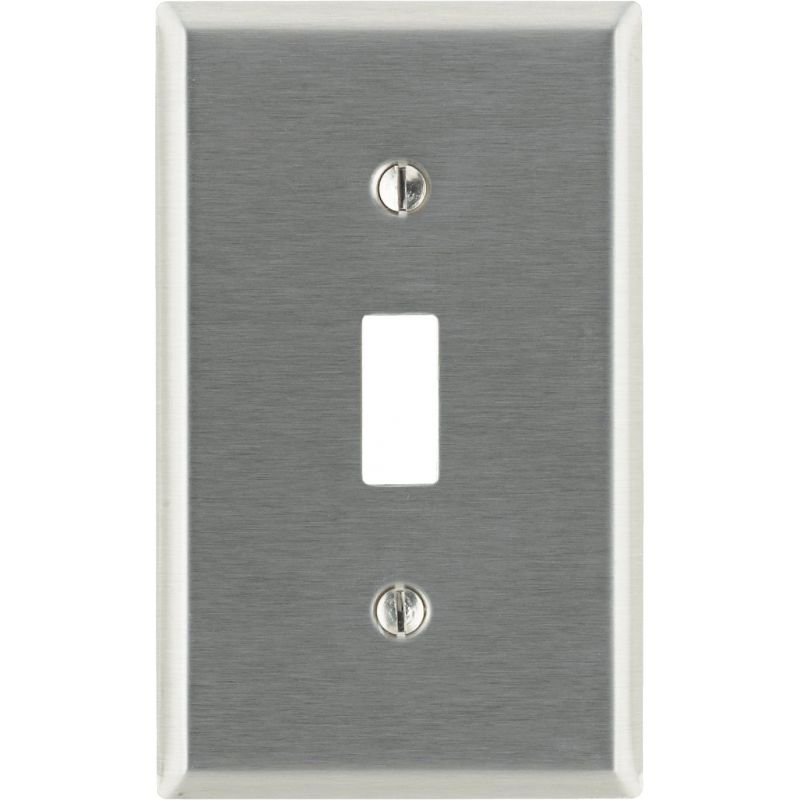 Leviton Stainless Steel Switch Wall Plate Stainless Steel