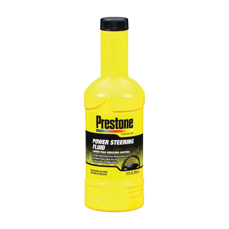 Prestone AS-260 Power Steering Fluid Clear Amber, 12 oz Bottle Clear Amber