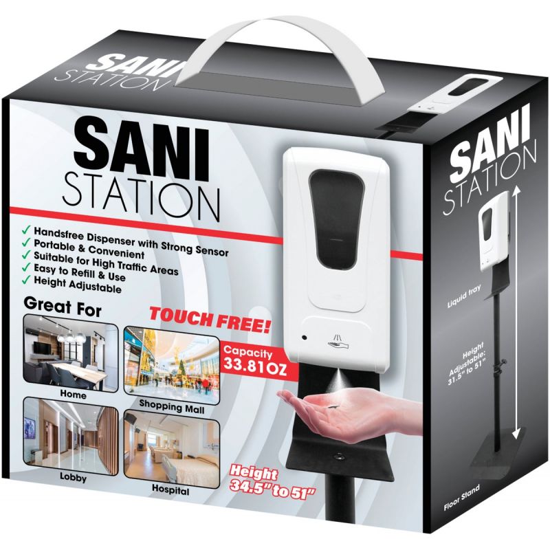 Sani Maxx Hand Sanitizer Dispenser 1 Qt., White/Black