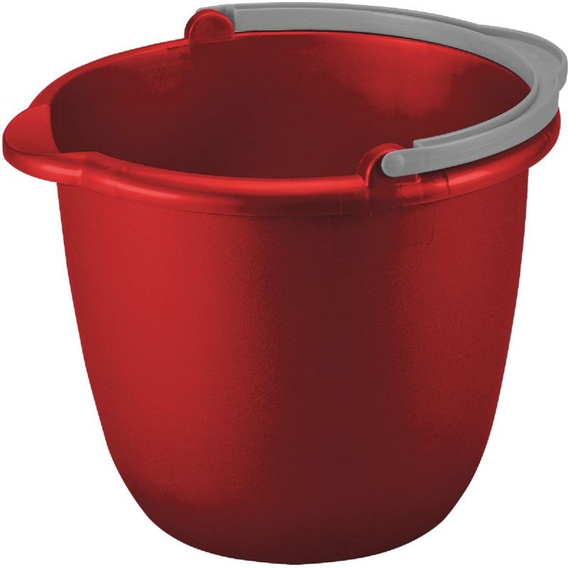 Sterilite Spout Bucket 10 Qt., Red
