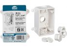 Bell Weatherproof PVC Outdoor Outlet Box White