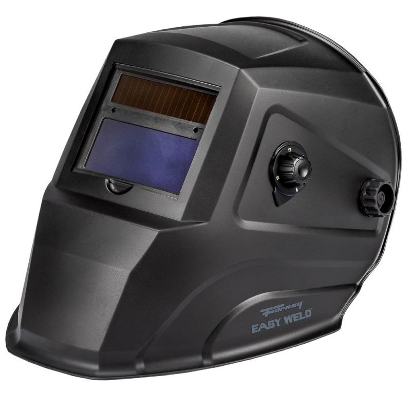 Forney Easy Weld 55731 Welding Helmet, IR/UV Lens, 5.97 sq-in Viewing, Black Black