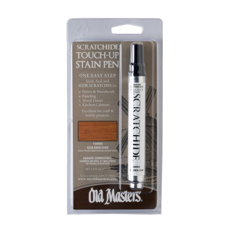 Old Masters Scratchide 10090 Touch-Up Pen, Golden Oak, Liquid, 0.5 oz Golden Oak