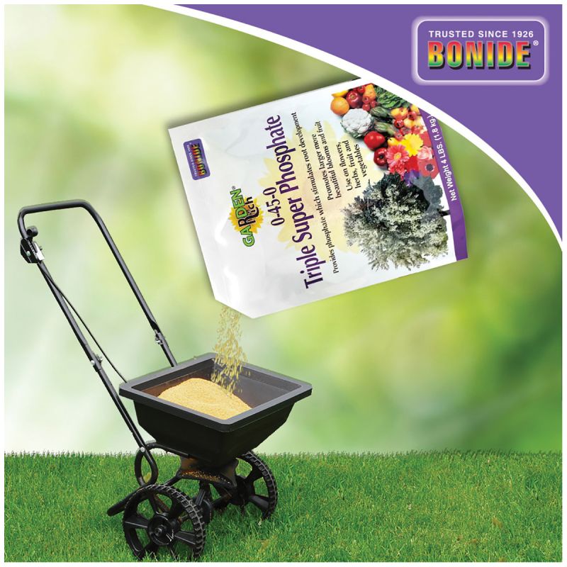 Bonide Garden-Rich 969 Plant Food, 4 lb, Solid, 0-45-0 N-P-K Ratio Brown/Gray