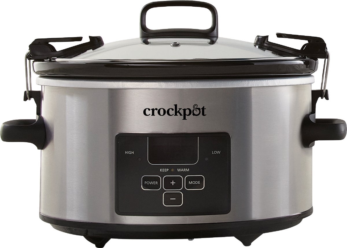  Crockpot SCCPVS600ECP, 6 Quart, Silver: Home & Kitchen
