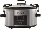 Crockpot Cook &amp; Carry Stainless Steel Slow Cooker 4 Qt., Silver