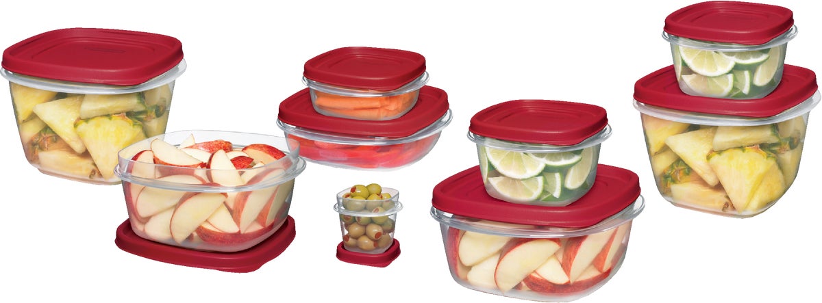 Rubbermaid easy open lid food storage 36 piece set - Storage Bins & Baskets  - Brampton, Ontario, Facebook Marketplace